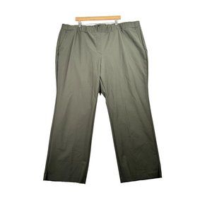 Lane Bryant Ankle Cropped‎ Pants sz 28 Green